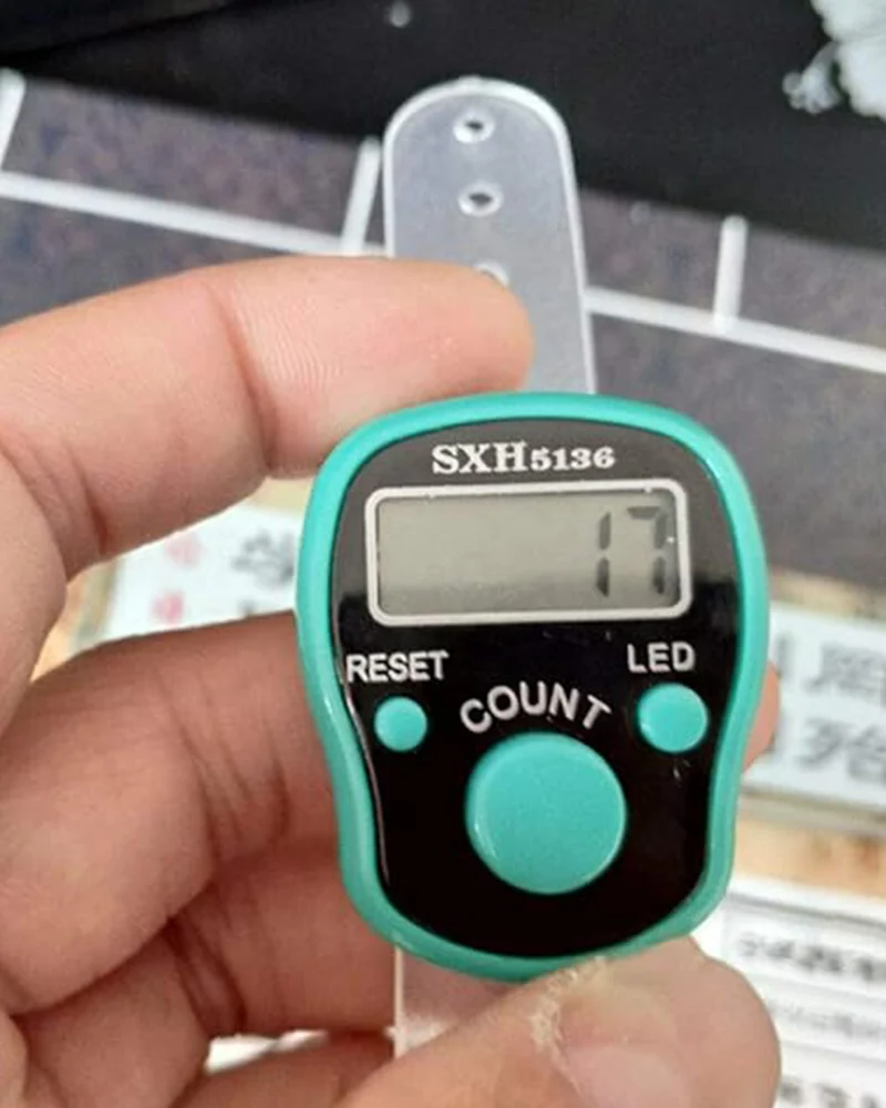 LED Light Finger Tasbih